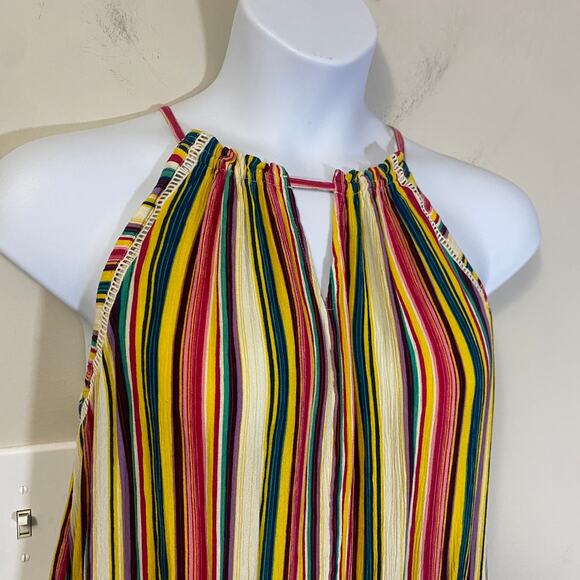 Jessica Simpson Two Piece Set Archer Skort and Halter Top in Torrid Stripe Sz L - Picture 3 of 14